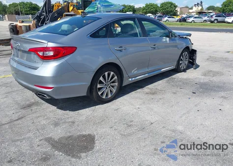 2017 Hyundai Sonata Sport из США, поврежденный, VIN 5NPE34AF1HH444462